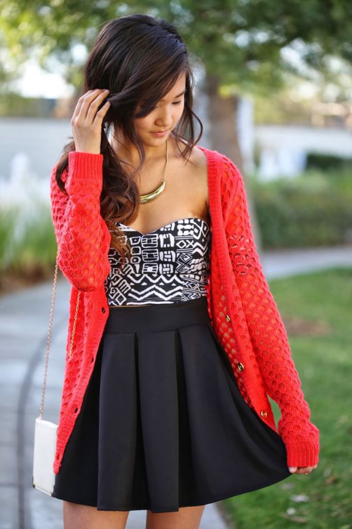 Cute Summer Dresses for Teens With Sweater
