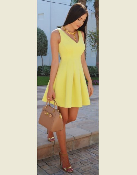 Cute Summer Dresses for Teens Yellow