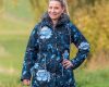 fashionable winter jackets for women with flowers